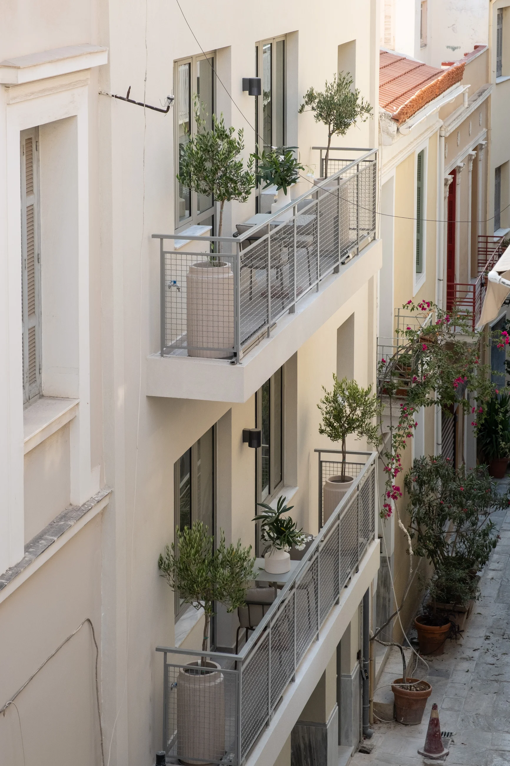 The Kodrian facade on Kodrou Street, Plaka